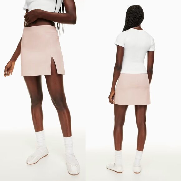 NWT Aritzia Sunday Best Tatiana Skirt Damask Pink Size 10 - Picture 2 of 9